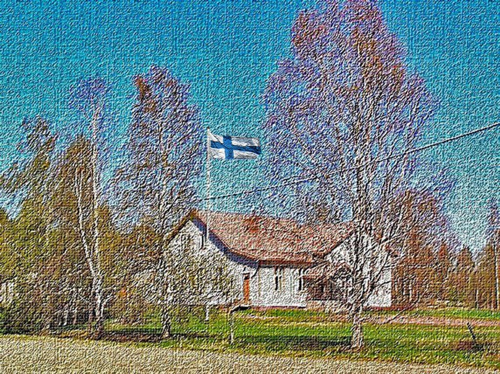 Kimonkylän Ns:n 100 vuotias talo "Valola", sijaitsee kylän keskellä osoitteessa Tuulennousu 6